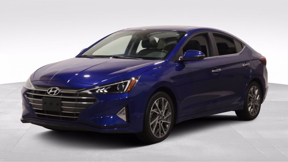 2019 Hyundai Elantra LUXURY AUTO A/C GR ELECT MAGS TOIT CAMERA CUIR BLU #3