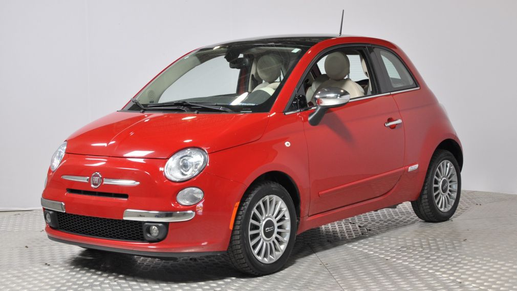 2012 Fiat 500 Lounge AC CRUISE BLUETOOTH SIEGES CHAUFFANTS #0