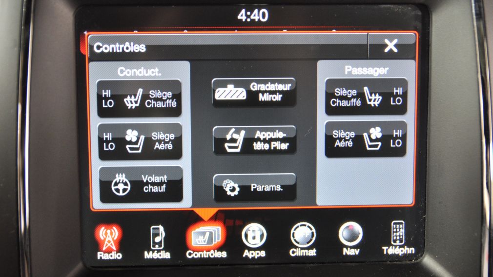 2016 Dodge Durango R/T GPS CAM RECUL SIEGE CHAUFF &A/C MP3 BLUETOOTH #7