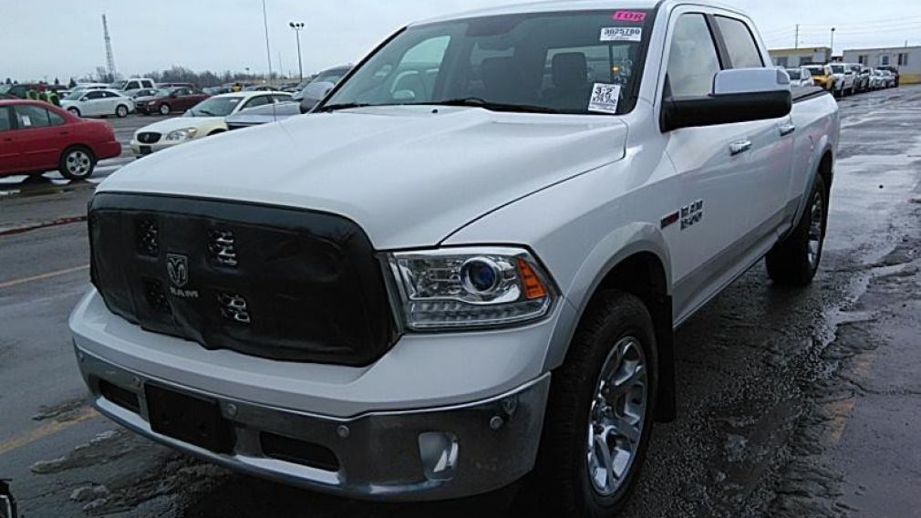 2014 Ram 1500 Laramie GPS Sunroof Cuir Demarreur Bluetooth Hitch #0