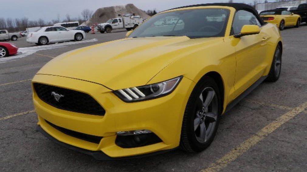 2017 Ford Mustang CONVERTIBLE V6 AUTO A/C MAGS BLUETOOTH CAMÉRA RECU #0