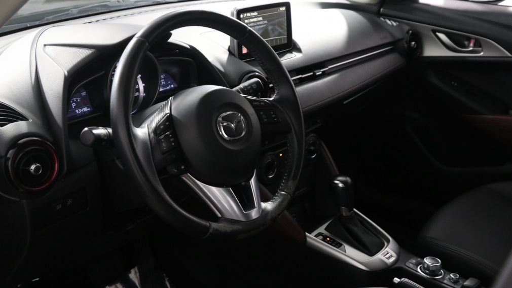 2016 Mazda CX 3 GS AUTO A/C MAGS CUIR TOIT CAMÉRA RECUL BLUETOOTH #9