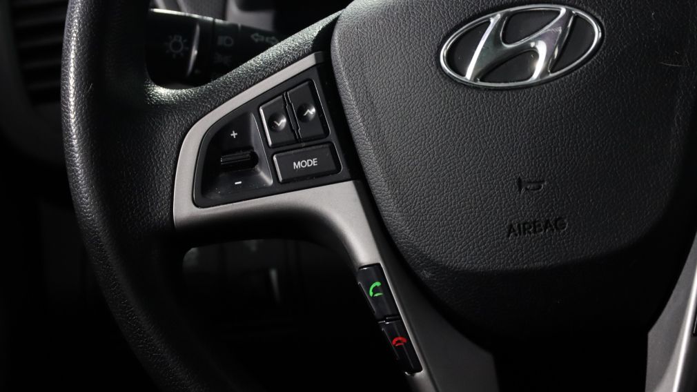 2016 Hyundai Accent GL A/C GR ELECT CONTROL AU VOLANT #16