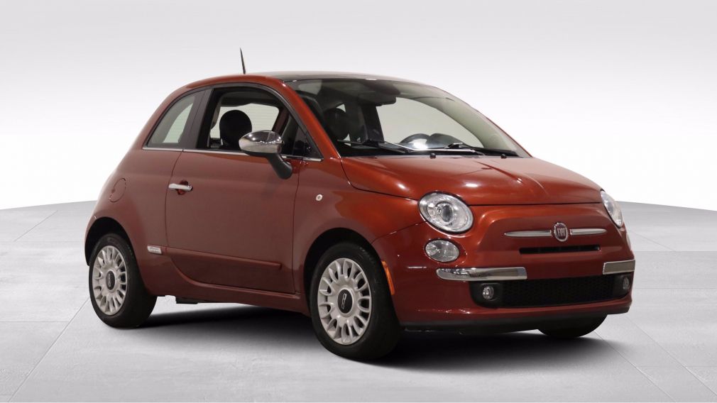 2014 Fiat 500 Lounge AUTO A/C GR ELECT MAGS CUIR TOIT BLUETOOTH #0