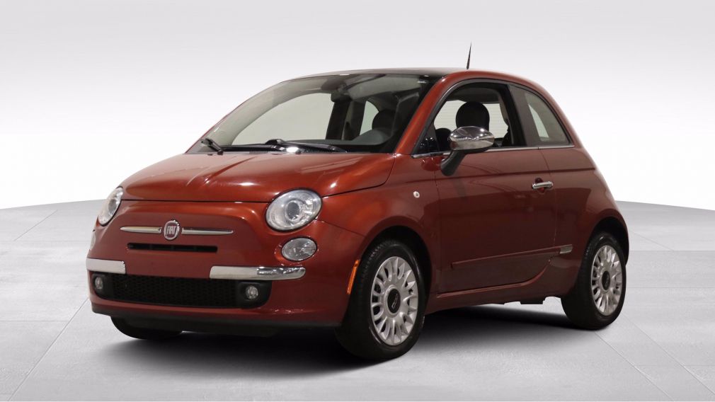 2014 Fiat 500 Lounge AUTO A/C GR ELECT MAGS CUIR TOIT BLUETOOTH #3