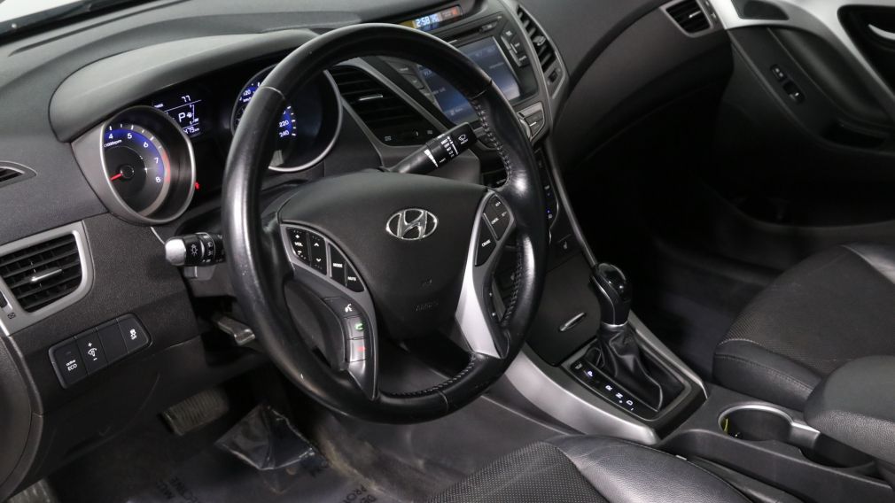 2015 Hyundai Elantra LIMITED AUTO A/C CUIR TOIT MAGS CAM RECUL #9