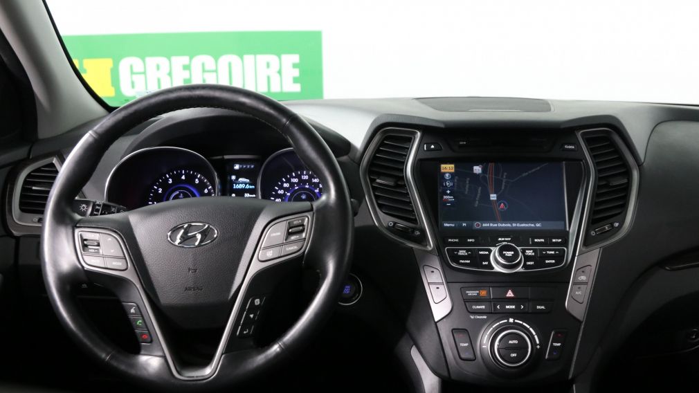 2016 Hyundai Santa Fe LIMITED AWD AUTO A/C CUIR TOIT MAGS CAM RECUL BLUE #17