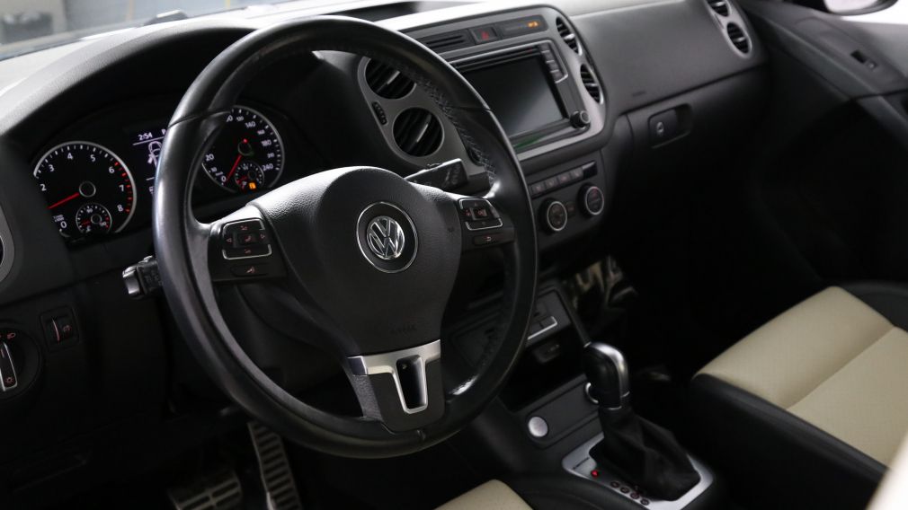 2017 Volkswagen Tiguan WOLFSBURG AWD A/C CUIR TOIT MAGS CAM RECUL BLUETOO #9