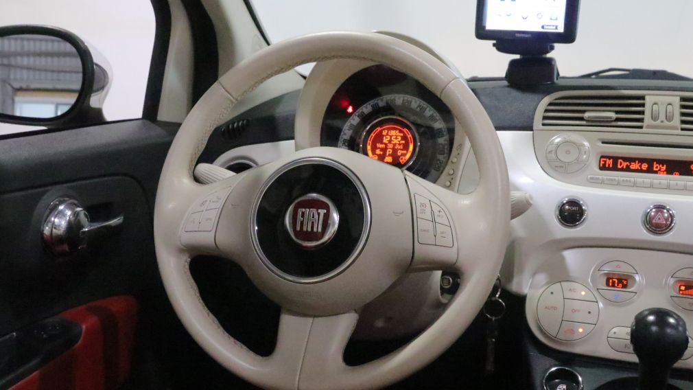 2014 Fiat 500c Lounge CABRIO AUTO AC GR ELEC BLUETOOTH #12