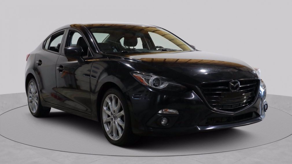 2015 Mazda 3 GT AC GR ELEC MAGS TOIT CAMERA RECULE BLUETOOTH #0