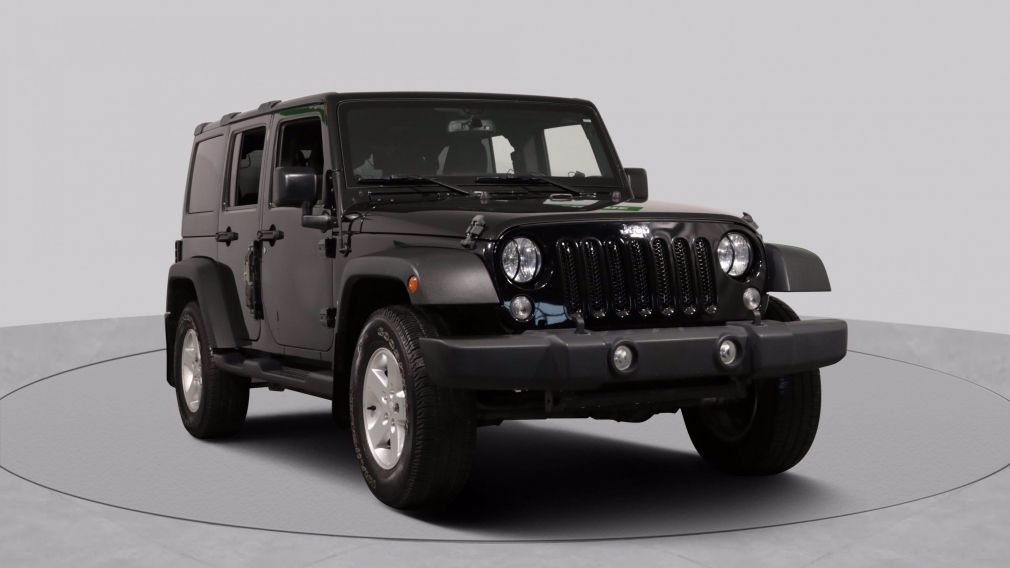 2016 Jeep Wrangler Unlimited SPORT AWD AUTO A/C GR ELECT MAGS BLUETOOTH #0