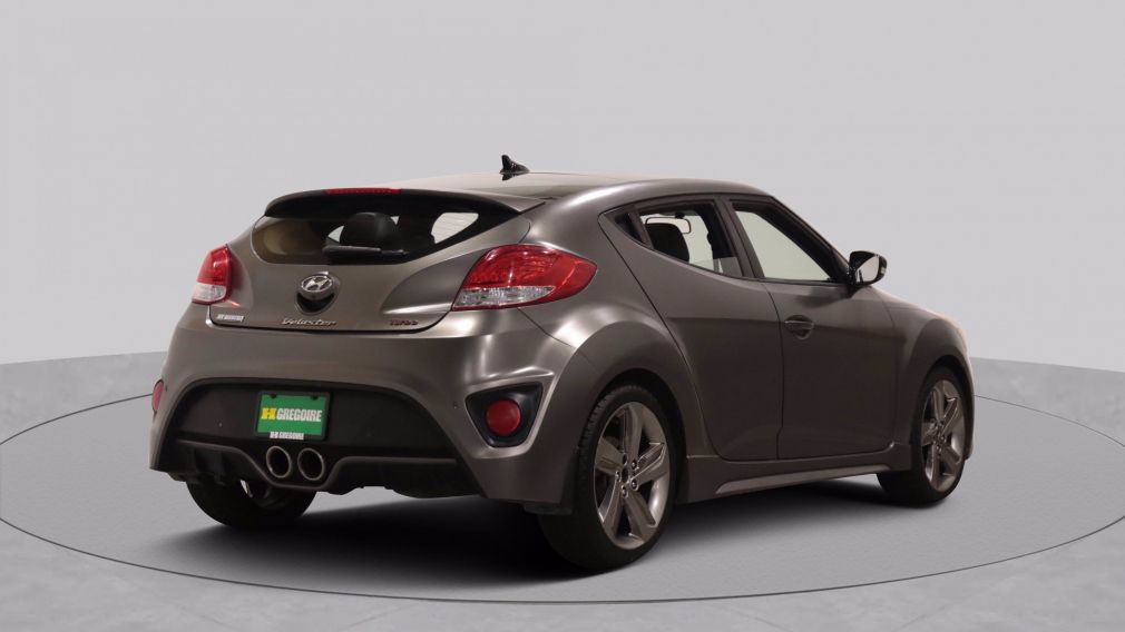 2014 Hyundai Veloster Turbo w/Matte Grey AUTO A/C GR ELECT CUIR TOIT NAV #7