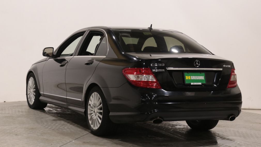 2009 Mercedes Benz C Class 2.5L 4MATIC A/C CUIR GR ELECT MAGS #4