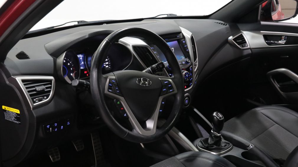 2016 Hyundai Veloster Tech AUTO A/C GR ELECT MAGS CUIR TOIT CAMERA BLUET #8