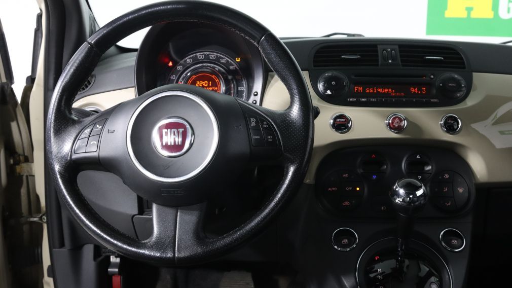 2012 Fiat 500 A/C GR ELECT CONTRÔLE AU VOLANT TOIT #12