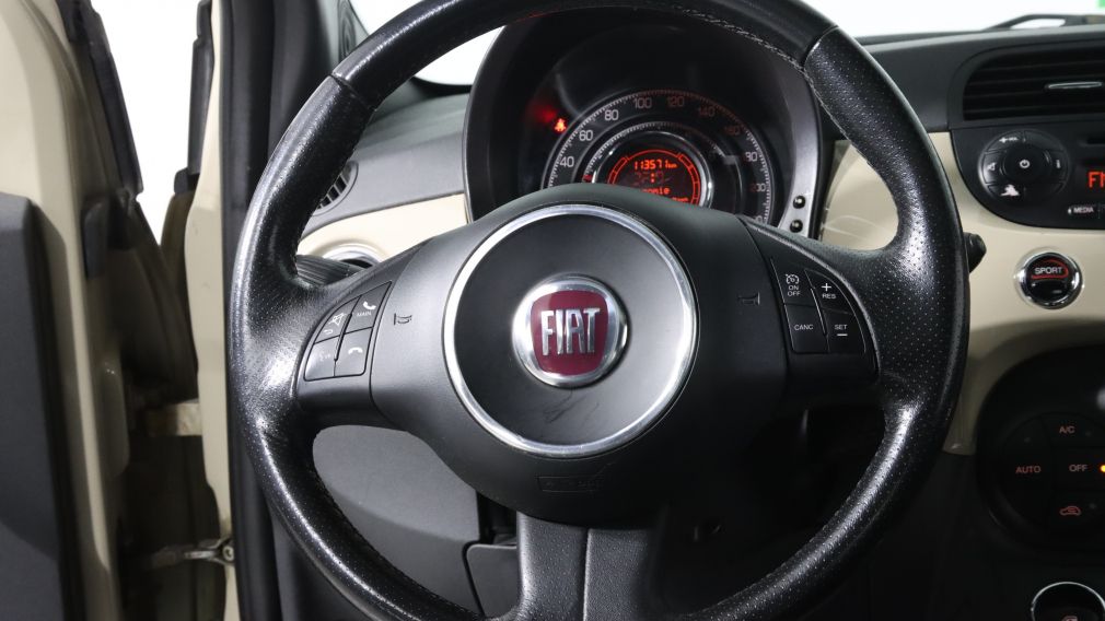 2012 Fiat 500 A/C GR ELECT CONTRÔLE AU VOLANT TOIT #13