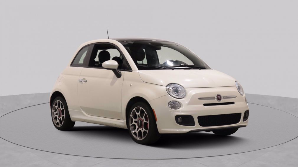 2015 Fiat 500 Sport AUTO A/C GR ELECT CUIR TOIT MAGS BLUETOOTH #0