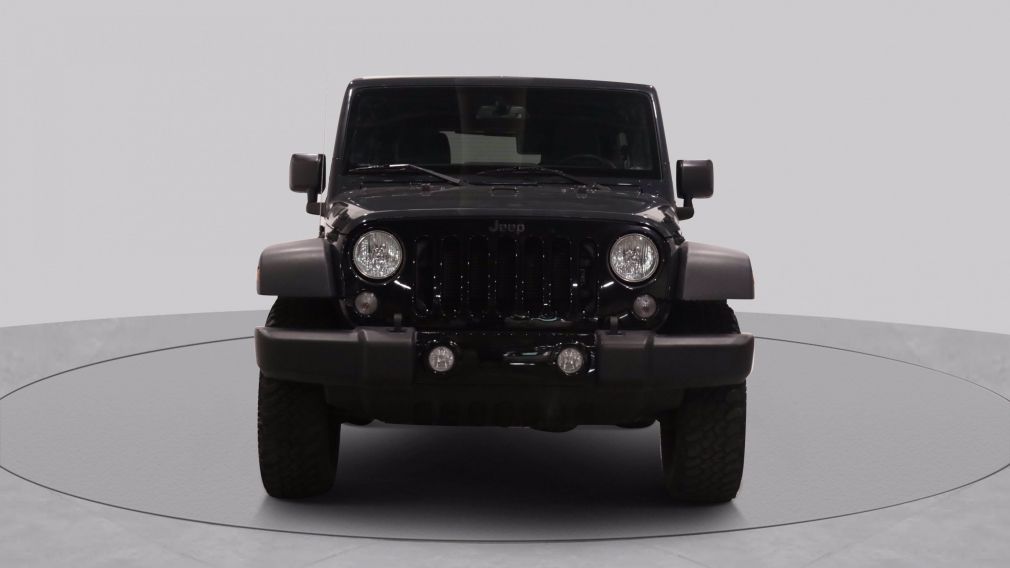 2017 Jeep Wrangler Unlimited Willys Wheeler AWD AUTO A/C GR ELECT TOIT MAGS BLU #2