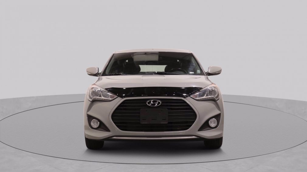 2014 Hyundai Veloster Turbo w/Matte Grey AUTO A/C GR ELECT MAGS CUIR TOI #1