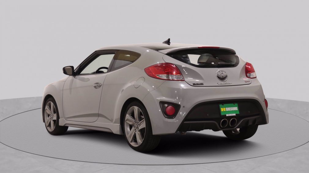 2014 Hyundai Veloster Turbo w/Matte Grey AUTO A/C GR ELECT MAGS CUIR TOI #4