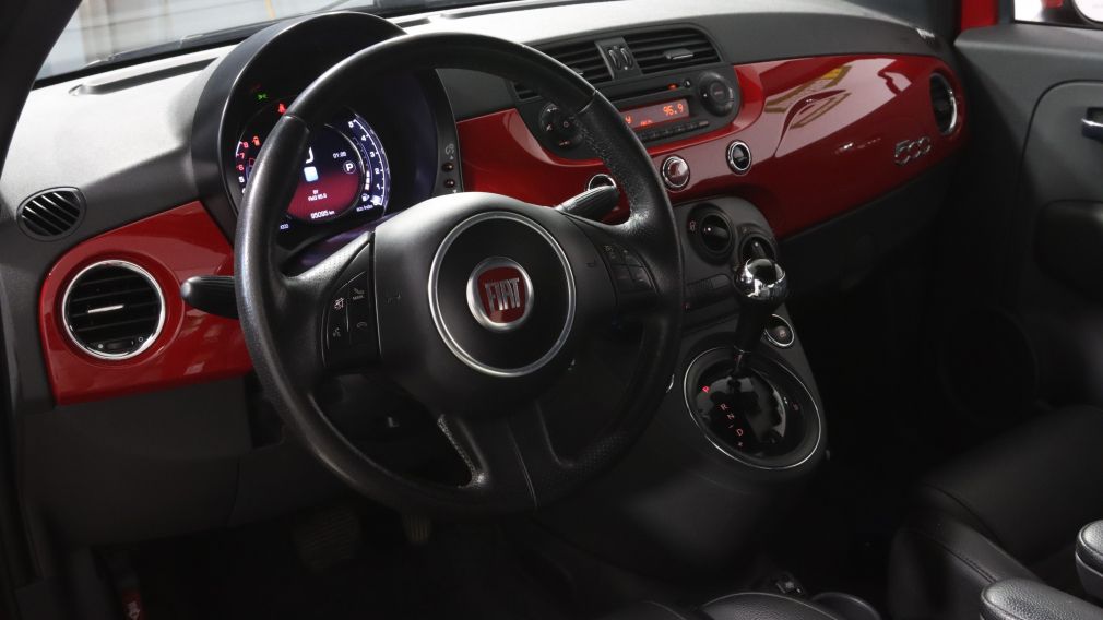 2015 Fiat 500 SPORT AUTO A/C GR ÉLECT CUIR TOIT MAGS BLUETOOTH #9