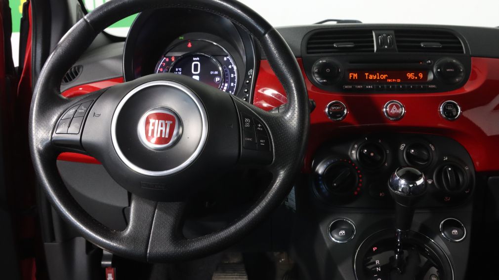 2015 Fiat 500 SPORT AUTO A/C GR ÉLECT CUIR TOIT MAGS BLUETOOTH #11