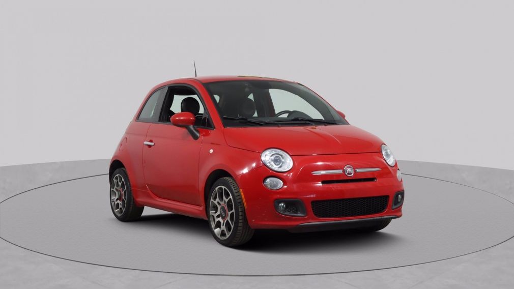 2015 Fiat 500 SPORT AUTO A/C GR ÉLECT CUIR TOIT MAGS BLUETOOTH #0