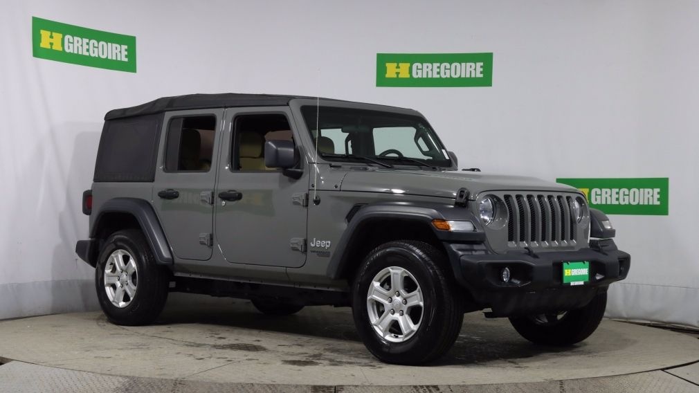 2020 Jeep Wrangler Unlimited SPORT 4X4 AUTO A/C TOIT MAGS CAM RECUL BLUETOOTH #0