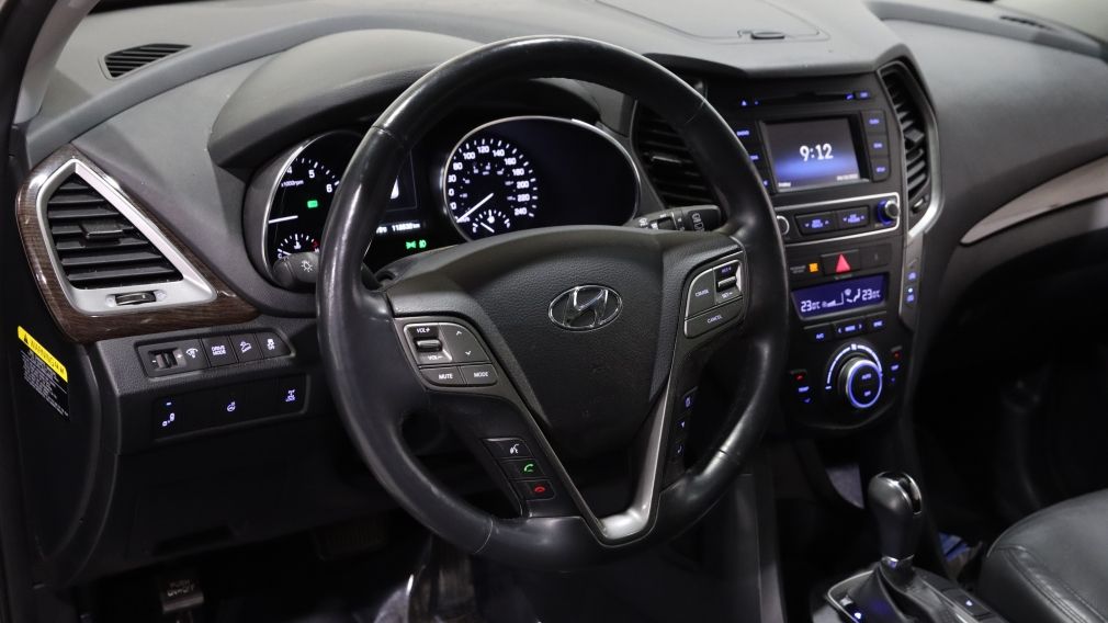 2017 Hyundai Santa Fe SE AWD AUTO A/C GR ELECT MAGS CUIR TOIT CAMERA BLU #9
