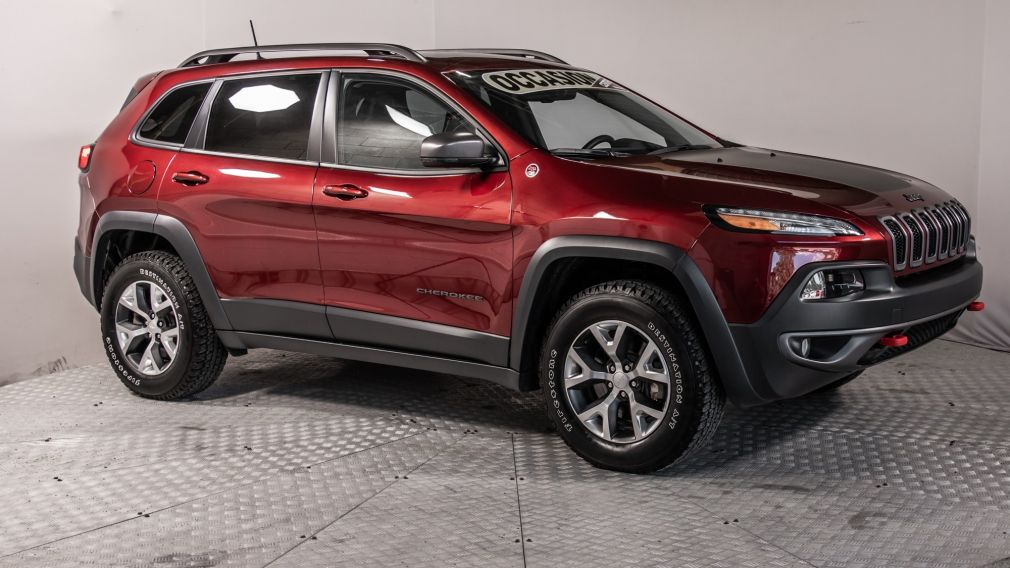 2018 Jeep Cherokee Trailhawk Leather Plus toit 4x4 #2