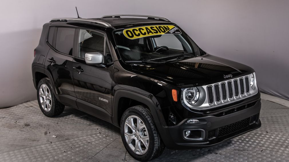 2018 Jeep Renegade LIMITED CUIR BANCS VOLANT CHAUFFANTS NAV CAM RECUL #0