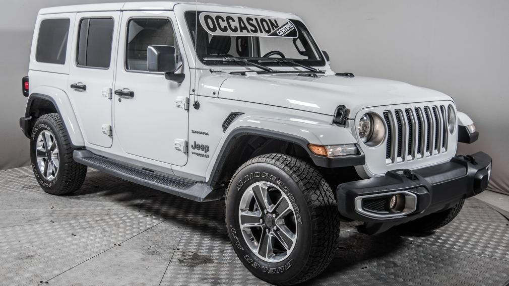 2019 Jeep Wrangler Unlimited Sahara 4x4 toit dur bluetooth #2