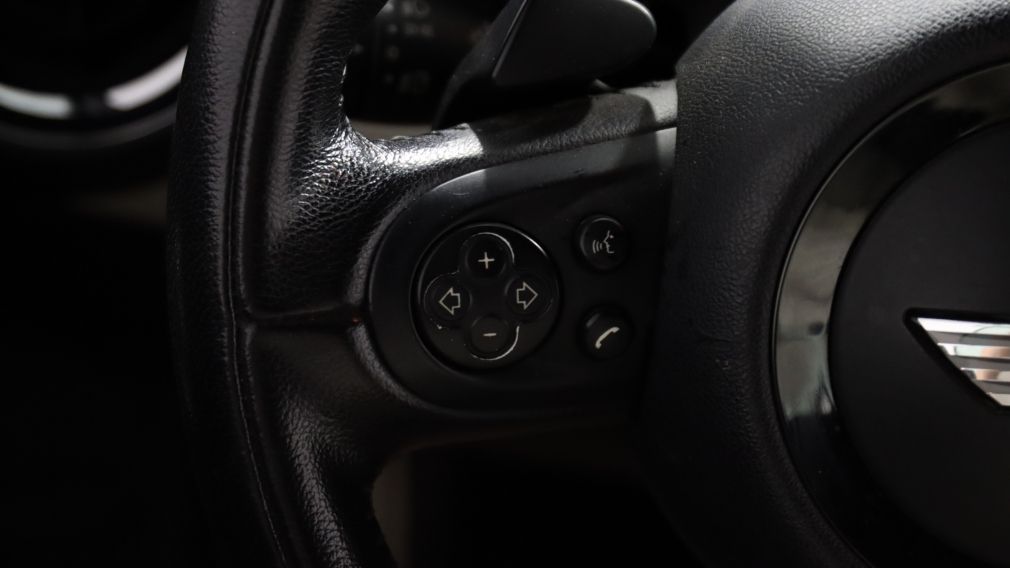 2011 Mini Cooper S AUTO A/C CUIR TOIT MAGS BLUETOOTH #14