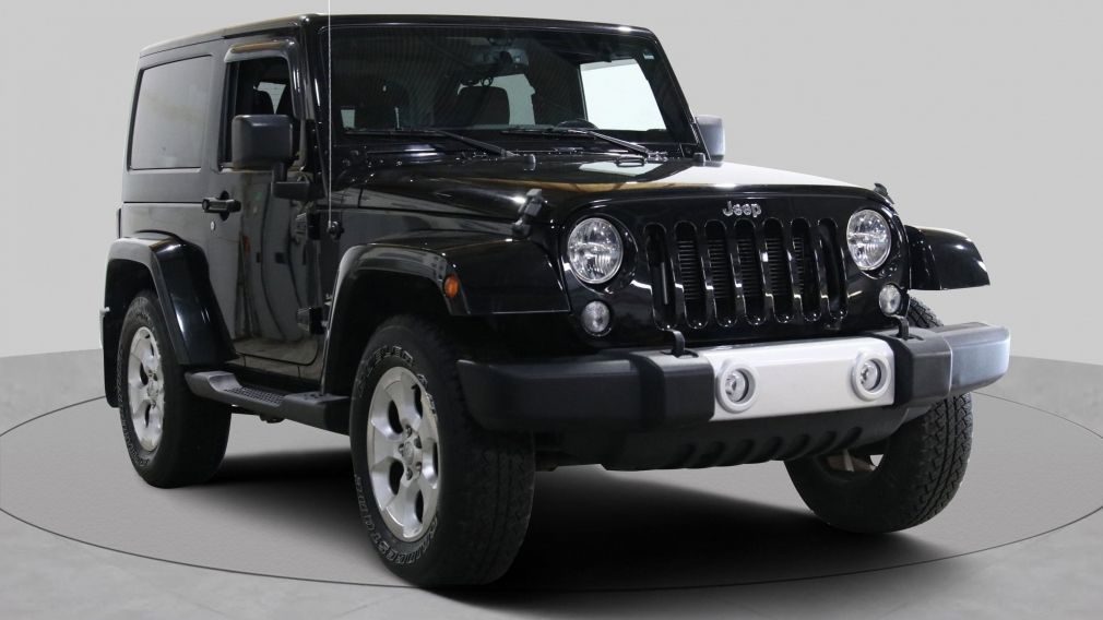 2015 Jeep Wrangler Sahara 4x4 AUTO AC GR ELEC MAGS TOIT DURE #0