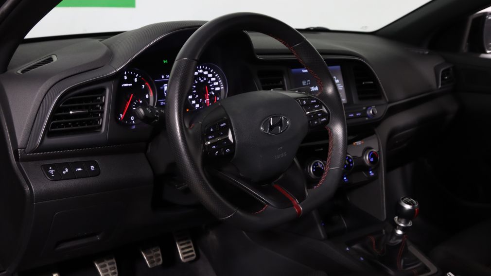 2019 Hyundai Elantra SPORT TURBO A/C CUIR TOIT MAGS CAM RECUL BLUETOOTH #9