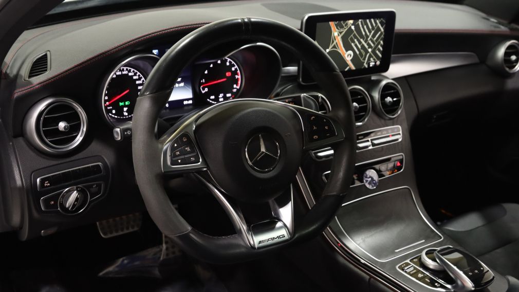 2016 Mercedes Benz C Class C 450 AMG AWD AUTO A/C GR ELECT MAGS CUIR TOIT NAV #8