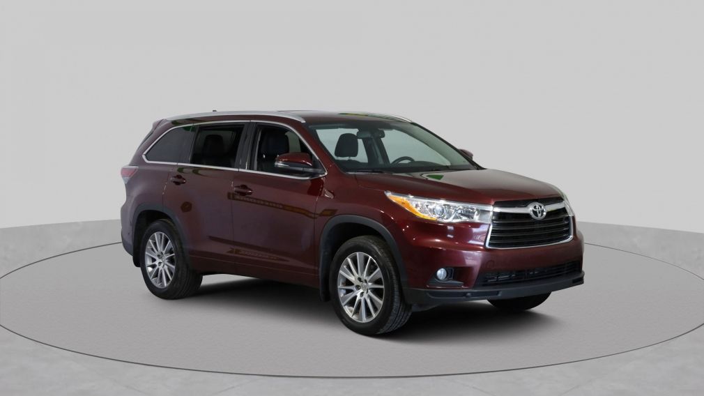 2015 Toyota Highlander XLE 8 PASSAGERS AUTO A/C CUIR TOIT MAGS CAM RECUL #0