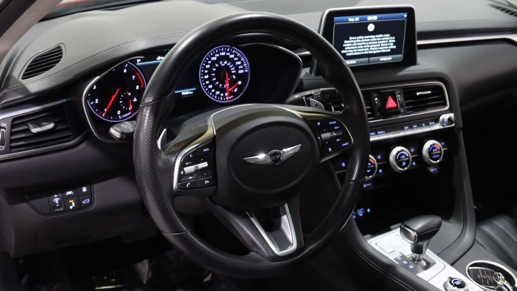 2019 Genesis G70 2.0T Prestige AWD AUTO A/C GR ELECT MAGS CUIR TOIT #9