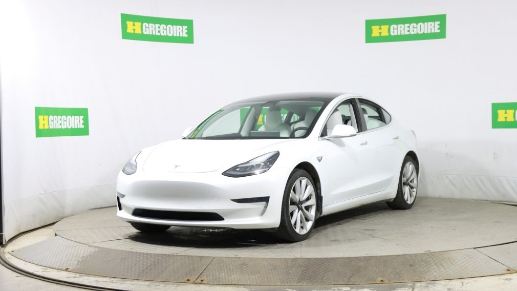 2019 Tesla Model 3 LONG RANGE AUTO A/C CUIR TOIT NAV MAGS CAM RECUL #2