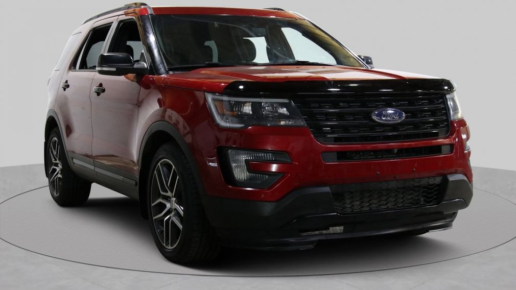 2016 Ford Explorer Sport 4x4 AUTO AC GR ELEC MAGS TOIT CAM RECULE BLU #0