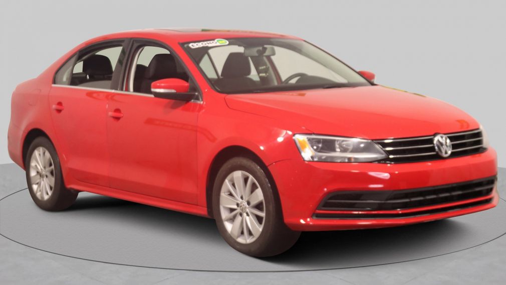 2015 Volkswagen Jetta TRENDLINE+ AUTO A/C TOIT GR ELECT MAGS CAM RECUL #0