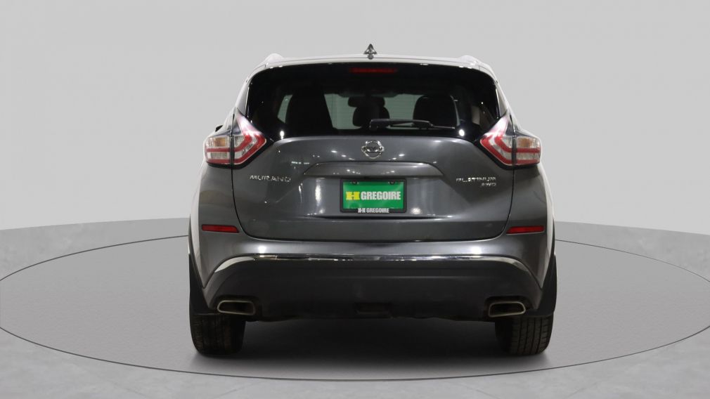 2016 Nissan Murano Platinum AUTO AC GR ELEC CAMÉRA DE RECULE TOIT CUI #5