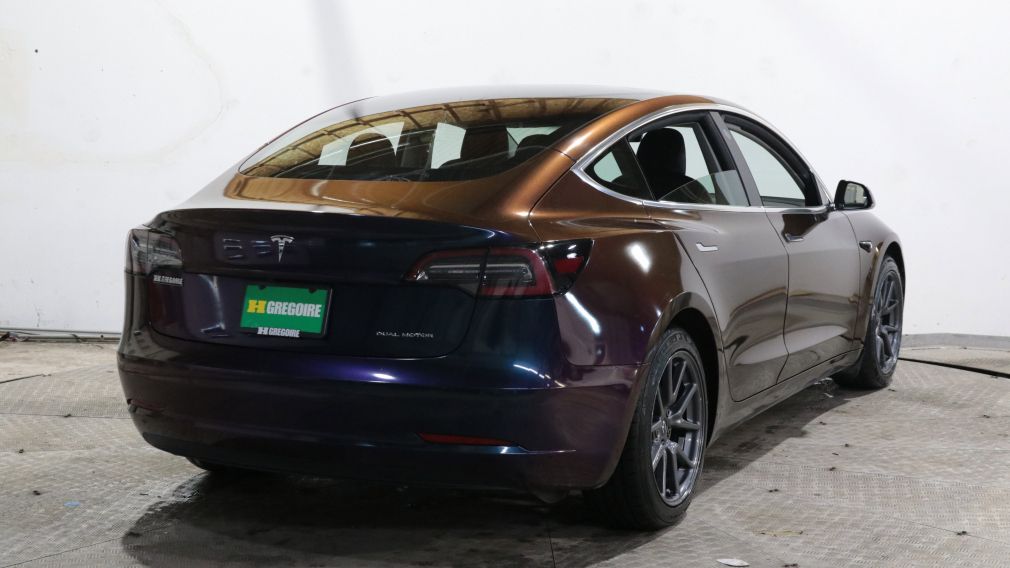 2019 Tesla Model 3 Long Range AWD AUTO AC GR ELECT MAGS CAMERA RECUL #7
