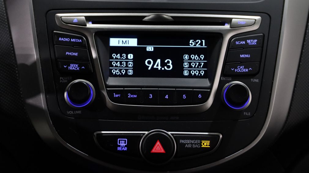Hyundai Accent 2017 GL AUTO A/C GR ELECT BLUETOOTH usagée et d’occasion ...