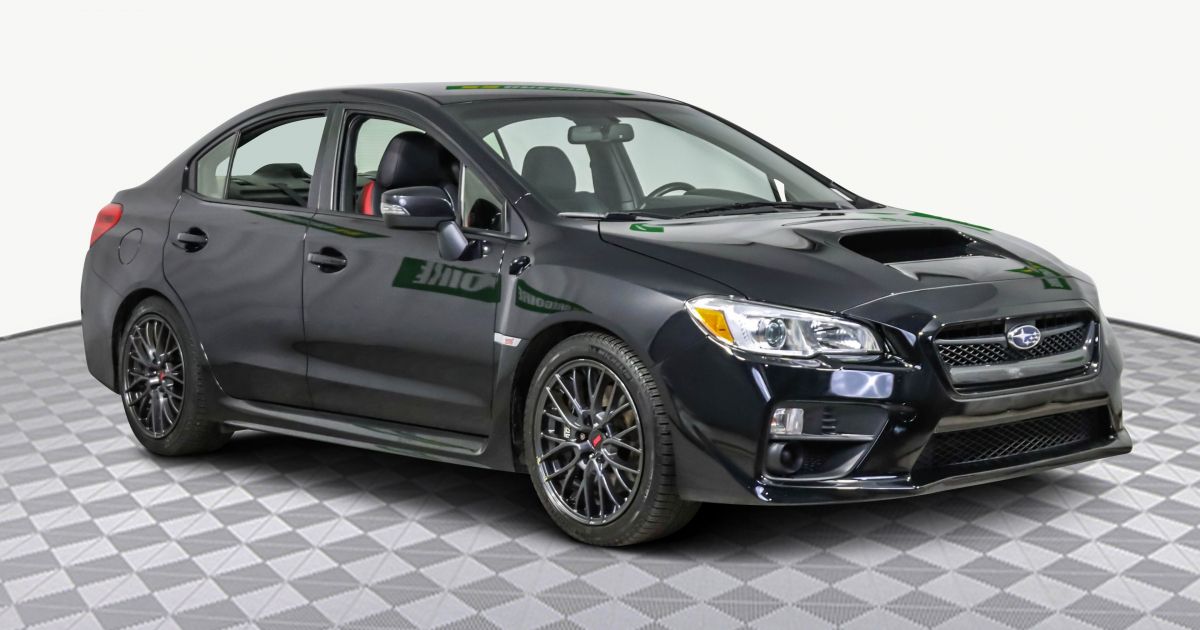 Subaru WRX 2016 STI AWD MANUELLE CUIR MAGS CAM RECUL BLUETOOTH usagée ...