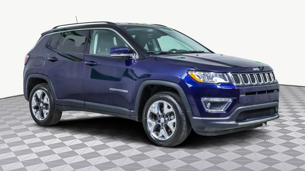 2018 Jeep Compass LIMITED AUTO A/C CUIR GR ELECT MAGS CAM RECUL BLUE #0