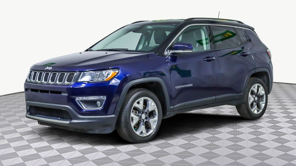 2018 Jeep Compass LIMITED AUTO A/C CUIR GR ELECT MAGS CAM RECUL BLUE #3
