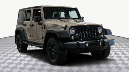 2016 Jeep Wrangler Unlimited WILLYS WHEELER 4WD AUTOMATIQUE  A/C COULEUR MOJAVE                à Saint-Jean-sur-Richelieu                