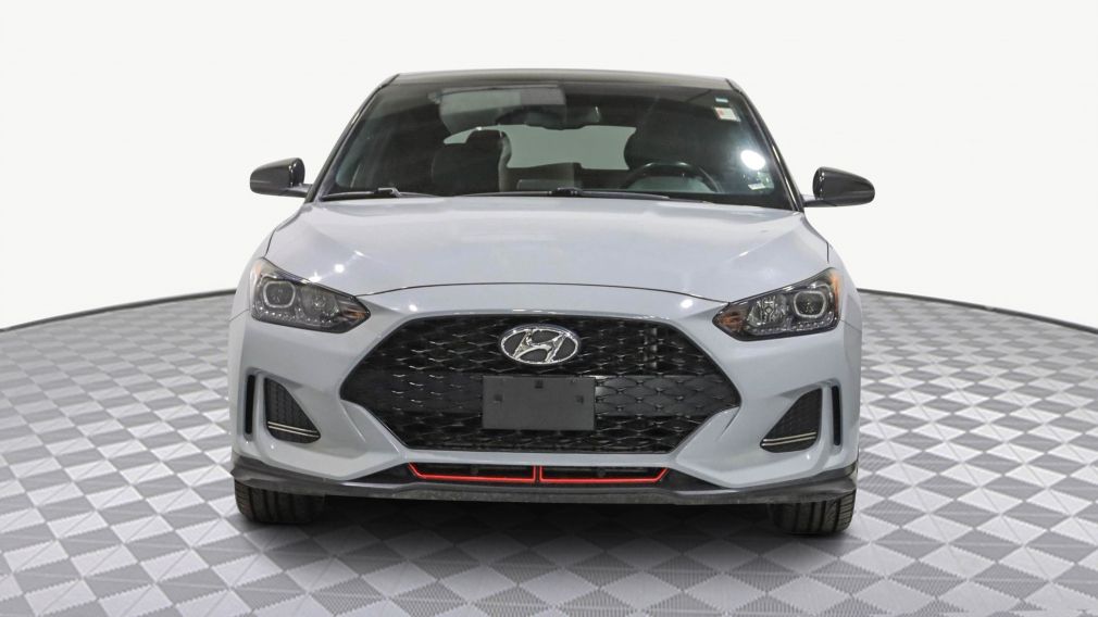 2020 Hyundai Veloster Turbo AUTO A/C GR ELECT MAGS CUIR TOIT CAMERA BLUE #2