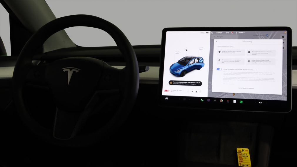 2022 Tesla Model Y PERFORMANCES AUTO A/C CUITR TOIT NAV MAGS #15